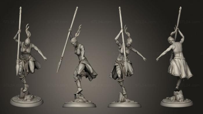 Military figurines (Orc assassin 07, STKW_10662) 3D models for cnc