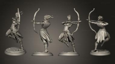 Military figurines Orc assassin 09 3d model