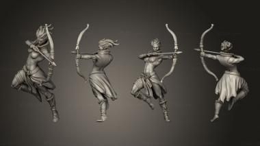 Military figurines Orc assassin 10 3d model