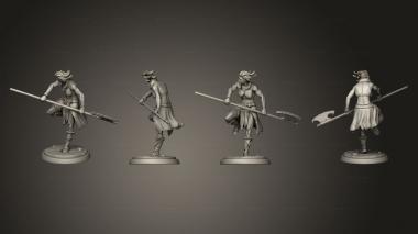 Military figurines Orc assassin 11 3d model