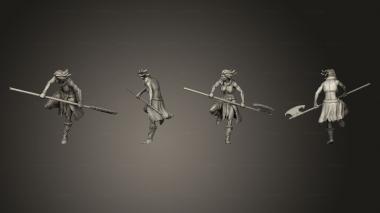 Military figurines Orc assassin 12 3d model