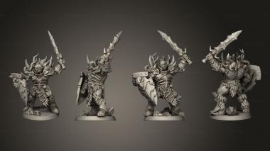 Military figurines Orc B 3d model