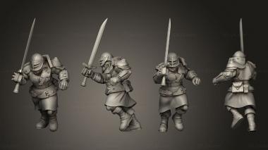Military figurines Orc Barbarian 05 3d model