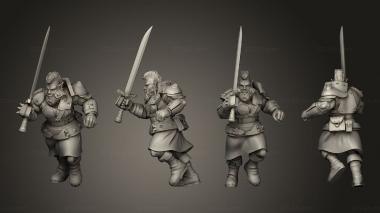 Military figurines Orc Barbarian 06 3d model