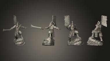 Military figurines Orc Blade Master Commanding 3d model