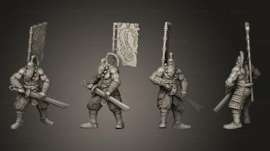 Military figurines Orc Blade Master 3d model