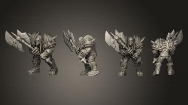 Military figurines ORC Deathbringer Attack 3d model