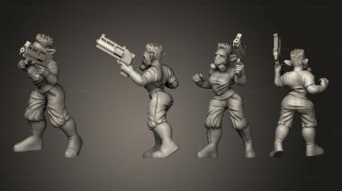 Military figurines Orc Female Mosh Ganger 3d model