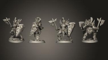 Military figurines Orc G 3d model