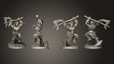 Military figurines Orc H 3d model