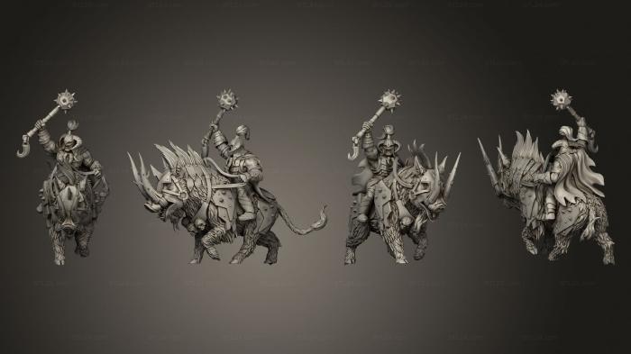 Military figurines (Orc Rider Boar 2, STKW_10708) 3D models for cnc
