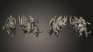 Military figurines Orc Rider Boar 3d model