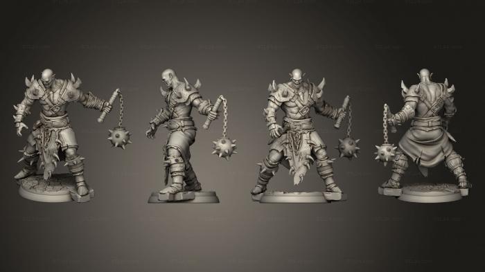 Military figurines (orc warrior 5, STKW_10722) 3D models for cnc