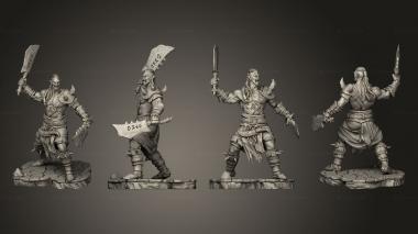 Military figurines orc warrior 75 3d model