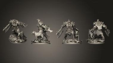 Military figurines Orc Warrior 3d model
