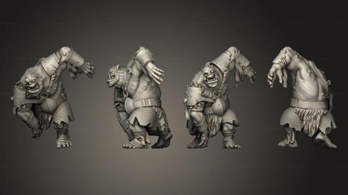 Military figurines (Orc Zombies 113, STKW_10729) 3D models for cnc