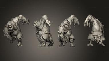 Military figurines Orc Zombies 113 3d model