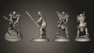 Military figurines Orc 3d model