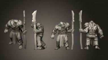 Military figurines Orc 01 3d model