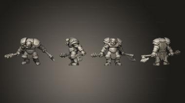 Military figurines Orc 03 3d model