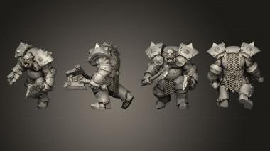 Military figurines Orc 05 3d model