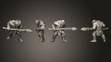 Military figurines Orcs 3d model