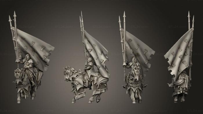 Military figurines (Ordo Draconis Army Bearer Body, STKW_10747) 3D models for cnc