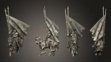 Military figurines Ordo Draconis Army Bearer Body 3d model
