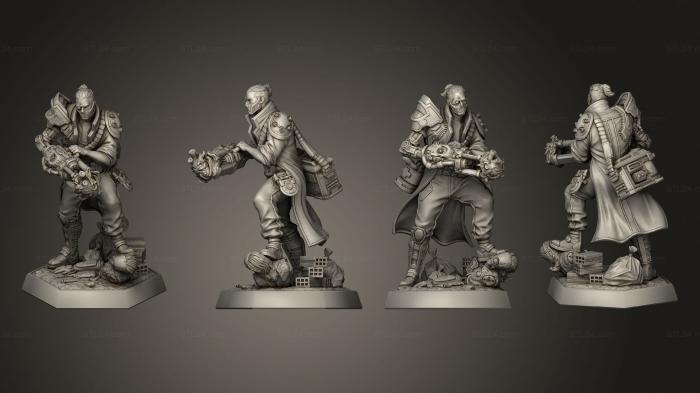 Military figurines (Organ Harvester, STKW_10748) 3D models for cnc