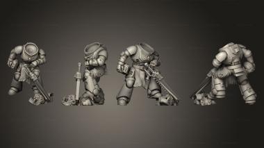 Military figurines Ork killed Sgt Japan 3d model
