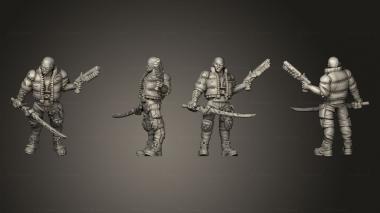 Military figurines Ork Sam 3d model