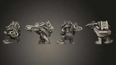 Military figurines Ork Sharpshotah 1 PS 3d model