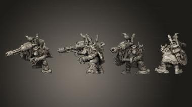 Military figurines Ork Sharpshotah 2 PS 3d model