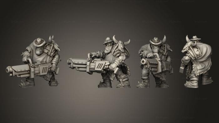 Military figurines (Ork Sharpshotah 3 PS, STKW_10758) 3D models for cnc