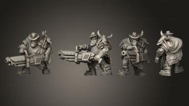 Military figurines Ork Sharpshotah 3 PS 3d model