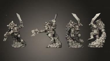 Military figurines Orkz Jumper 3 3d model