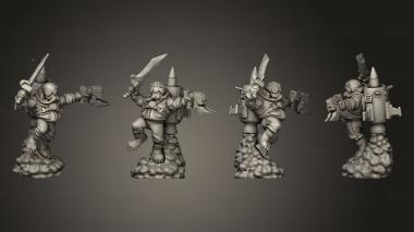 Military figurines Orkz Jumper 5 3d model