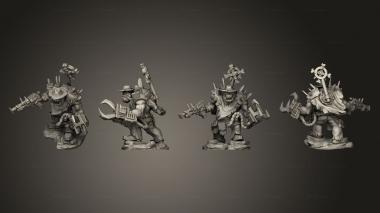 Military figurines Orkz Sheriff Bozz 2 3d model