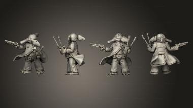Military figurines Ortolan Officer 3d model