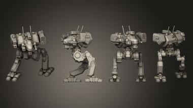Military figurines OSR 4 3d model