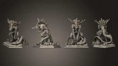 Military figurines Osteotron Queen Base 1 3d model