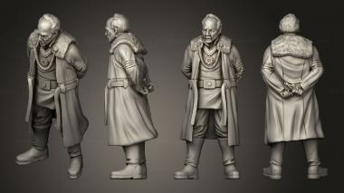 Military figurines Outlander Baron 3d model