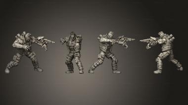 Military figurines Outrunner Manxx 2 3d model