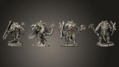 Military figurines Outworld Vanguard Pose 2 3d model