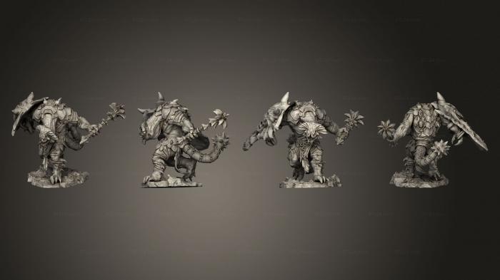 Military figurines (Outworld Vanguard Pose 4, STKW_10785) 3D models for cnc