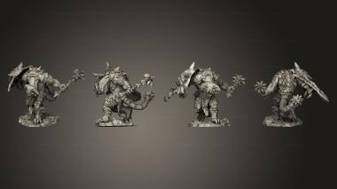 Military figurines Outworld Vanguard Pose 4 3d model