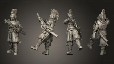 Military figurines Over The Top Scatter Terrain 3d model