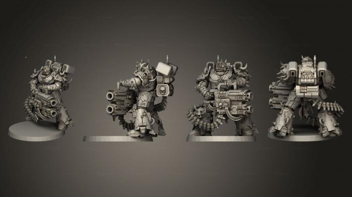 Military figurines (PACEMAKER OF DOOM 05, STKW_10798) 3D models for cnc