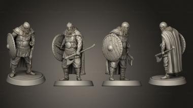 Military figurines Padded Warrior 2 3d model