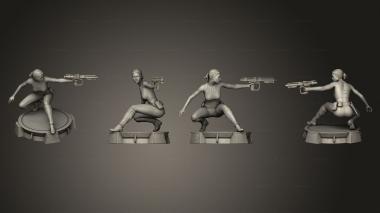 Military figurines Padme Amidala 2 3d model